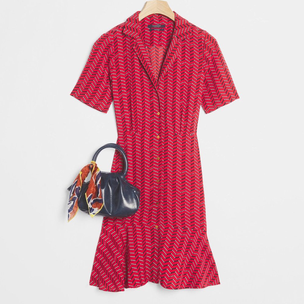 HTF Anthro Scotch & Soda Didi Mini Shirtdress - Picture 1 of 7